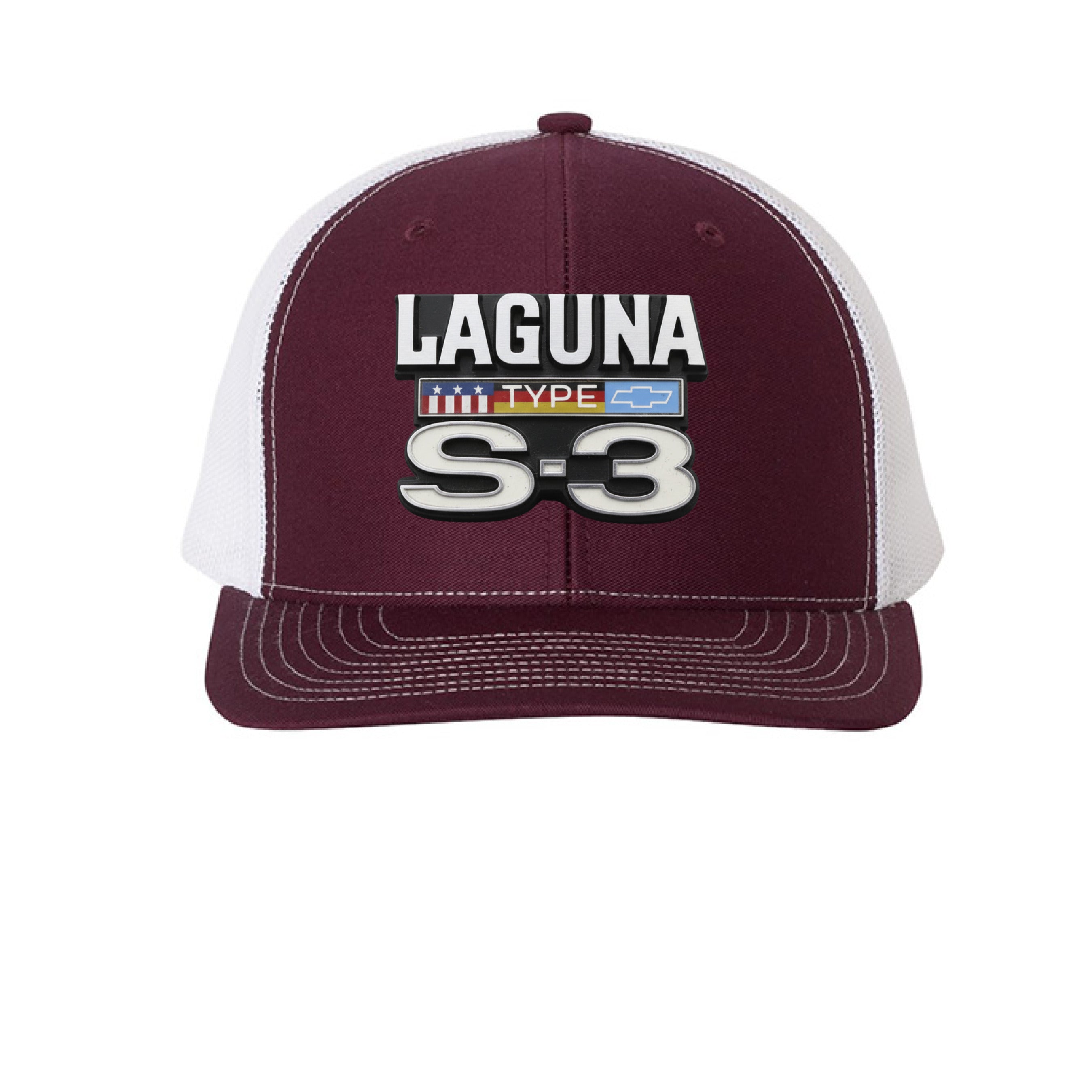 Maroon/ White - FRONT