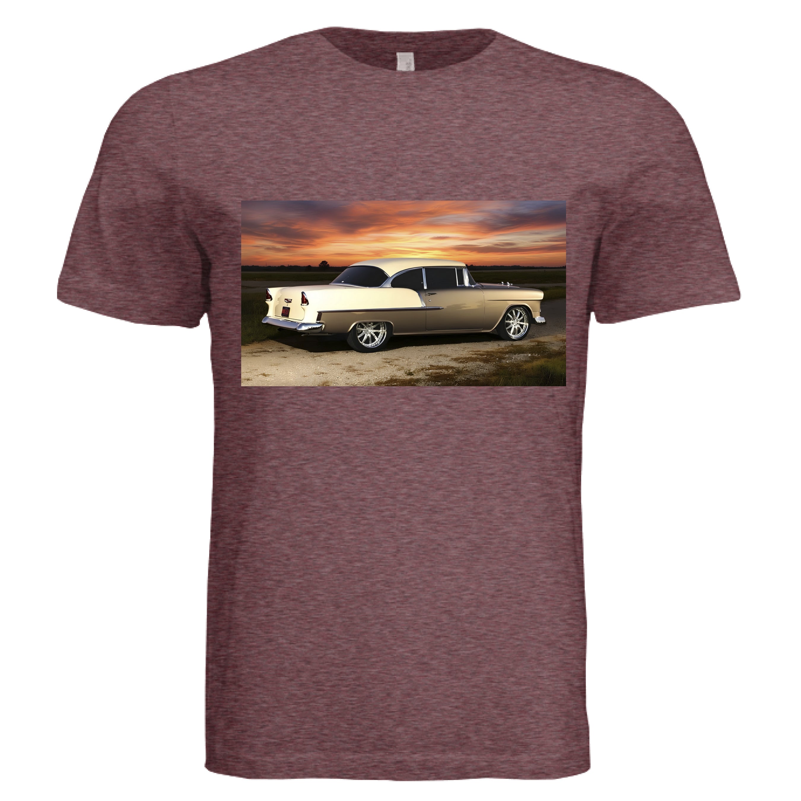 MAROON TRIBLEND - FRONT